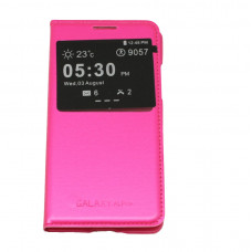 Book Case Samsung Alpha G850 S-View Pink
